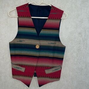 Ladies Western Serape Vest M/L